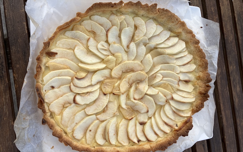 Tarte aux pommes sans gluten